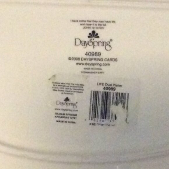 DaySpring  Platter - Picture 3 of 3